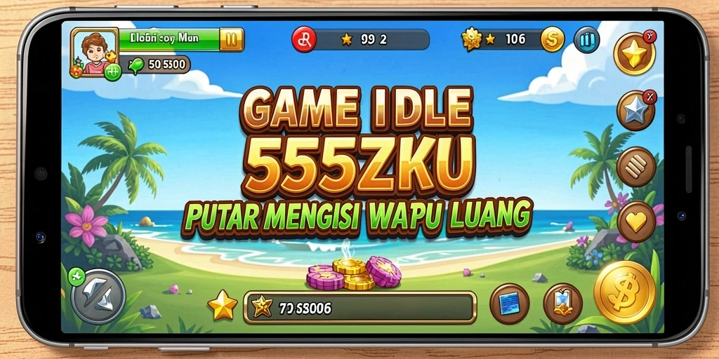 Screenshot gameplay 555ZK yang menunjukkan keseruan dalam menjelajahi dunia Idle.
