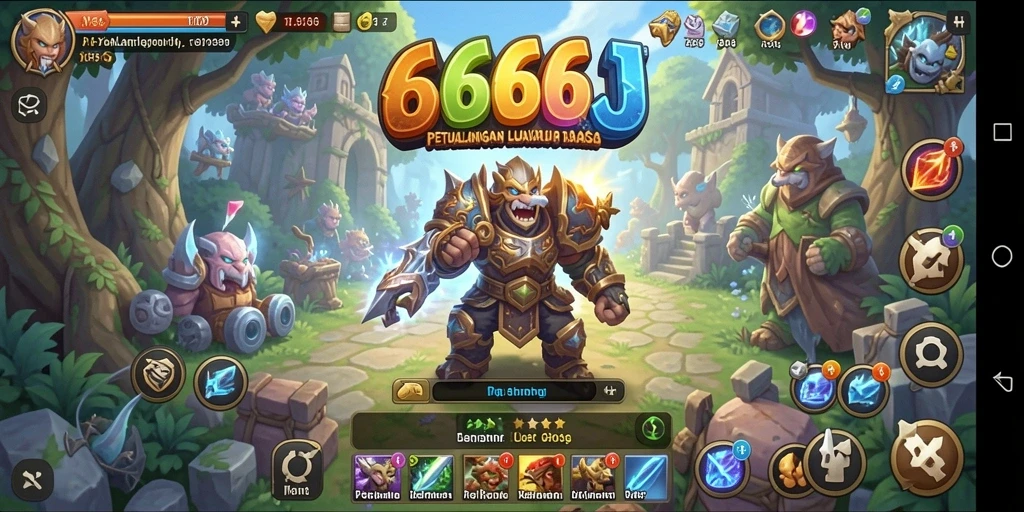 Gameplay RPG yang menarik dengan karakter dan dunia fantastis.