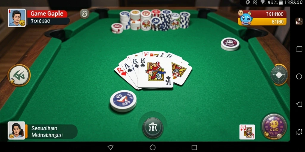 Tampilan gameplay seru dan menantang dari 8180 Gaple.