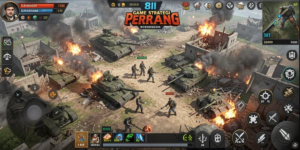 Tampilan screenshot gameplay 8II dengan elemen strategi mendebarkan.