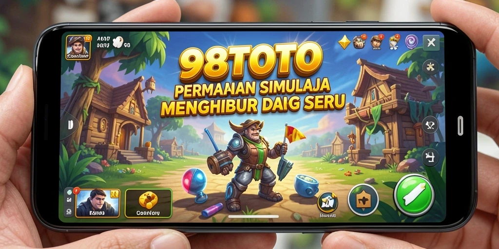 Screenshot gameplay <strong>98TOTO</strong> yang menunjukkan interaksi antar karakter.
