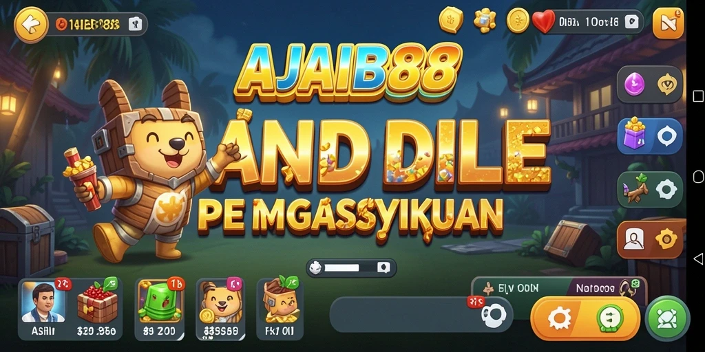 Tampilan gameplay AJAIB88 yang menyenangkan dan penuh warna.
