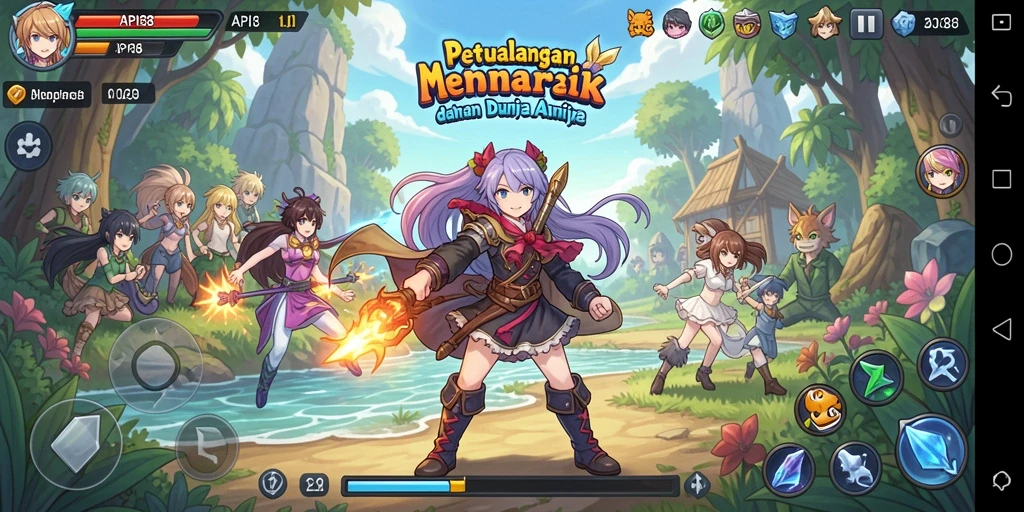 Gameplay menarik dari API88 dengan karakter Anime yang dinamis.