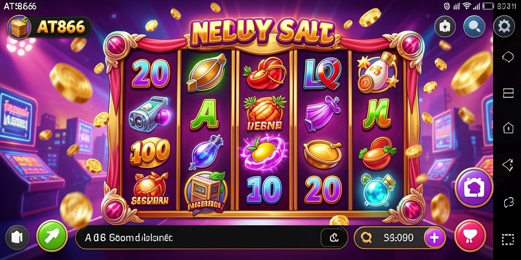 Gameplay menarik dari permainan slot AT866 dengan grafis yang memukau.