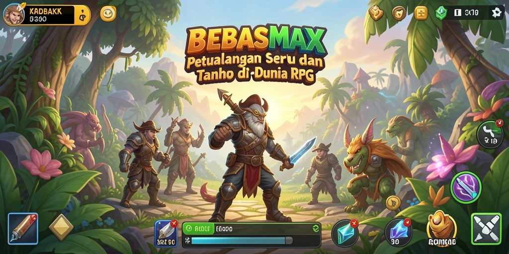 Screenshot dari gameplay seru BEBASMAX yang menampilkan aksi karakter utama.