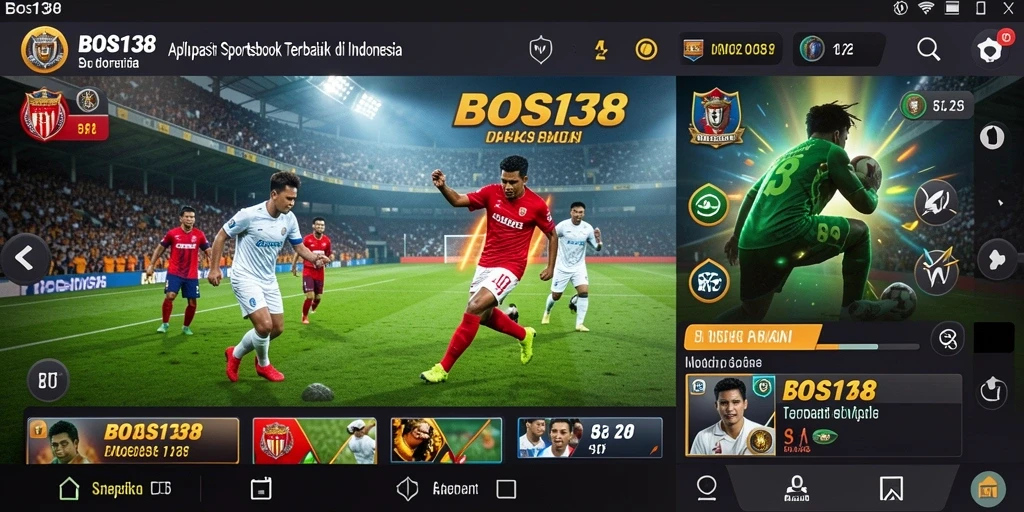 Tampilan gameplay <strong>BOS138</strong> dengan berbagai pilihan taruhan olahraga.