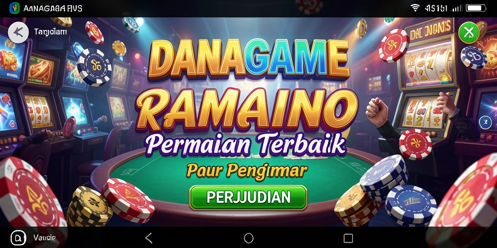 Tampilan gameplay seru di aplikasi DANAGAME Kasino.