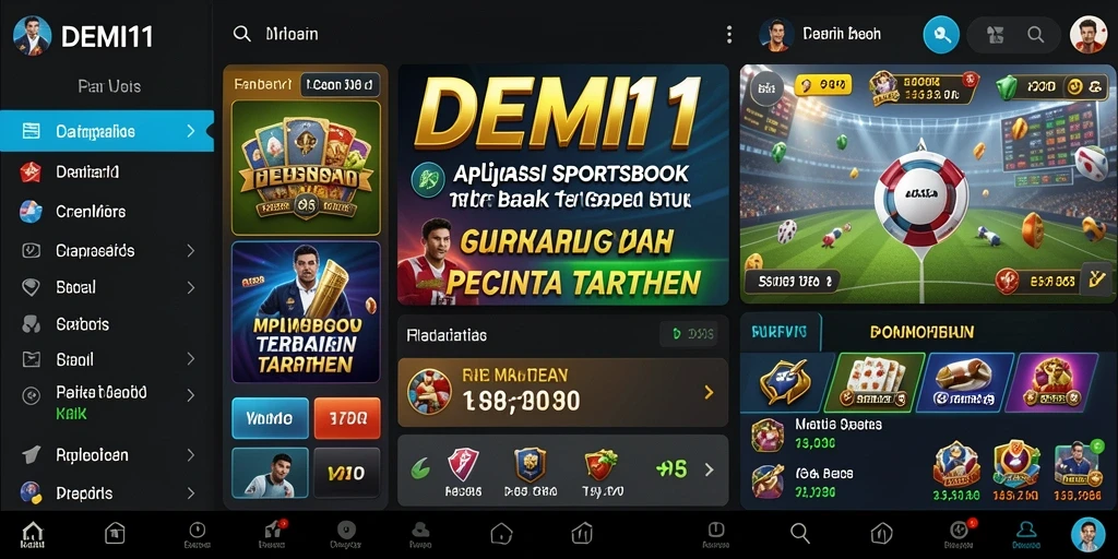 Tampilan menarik dari gameplay Sportsbook DEMI11.