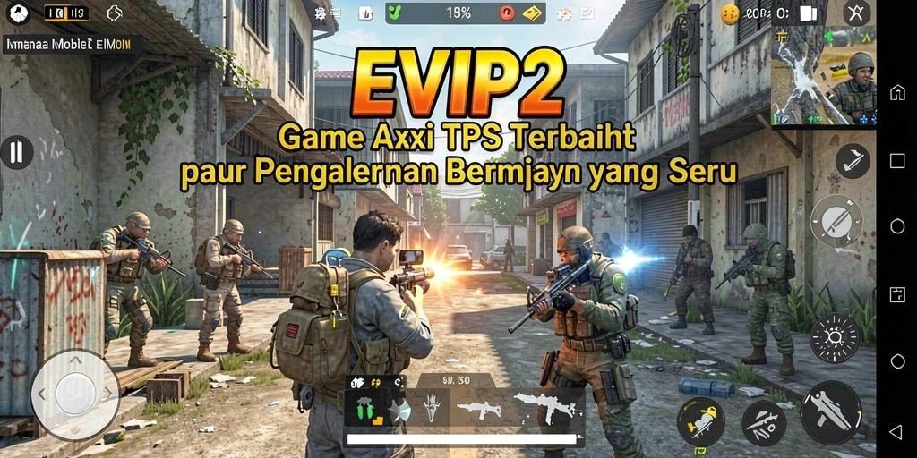 Tangkapan layar menarik dari gameplay seru EVIP2.
