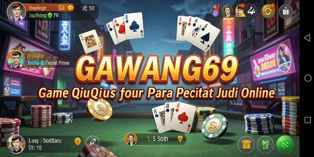 Menampilkan gameplay seru QiuQiu di GAWANG69.