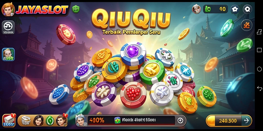 Screenshot gameplay QiuQiu JAYASLOT yang mendebarkan.
