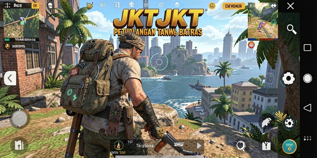 Menampilkan gameplay seru di dunia terbuka JKTJKT.