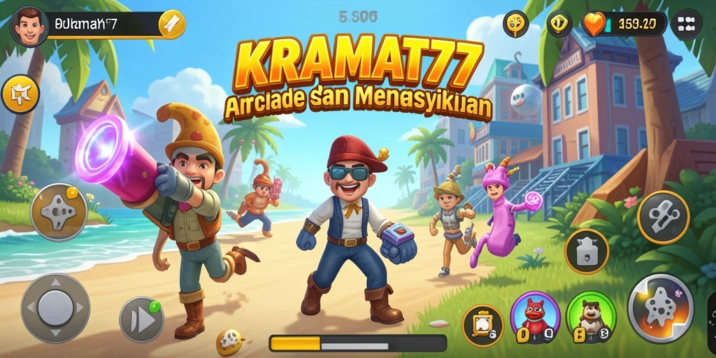 Screenshot gameplay KRAMAT77 menampilkan aksi seru dalam permainan Arcade.