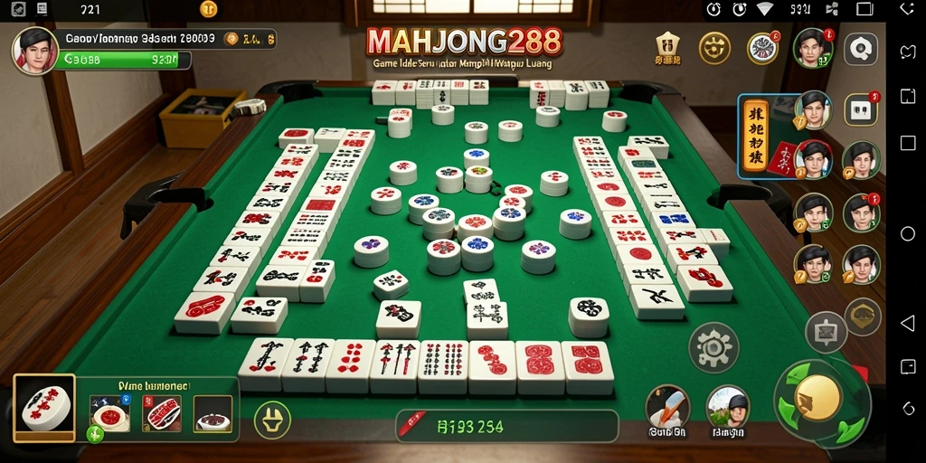 Tampilan menarik dari gameplay Idle MAHJONG288 yang mengasyikkan.