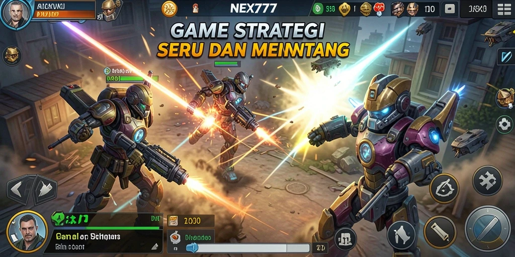 Tampilan gameplay NEX777 yang menegangkan dan mendebarkan.