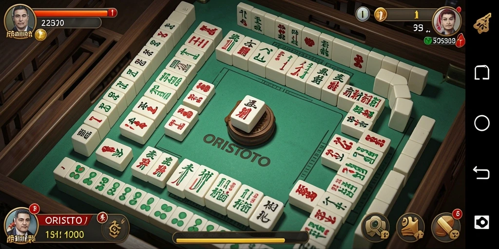Gambaran menarik dari gameplay <strong>ORISTOTO</strong> yang menampilkan keseruan Mahjong.