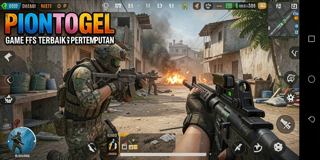 Gameplay PIONTOGEL yang menegangkan saat pertempuran berlangsung.