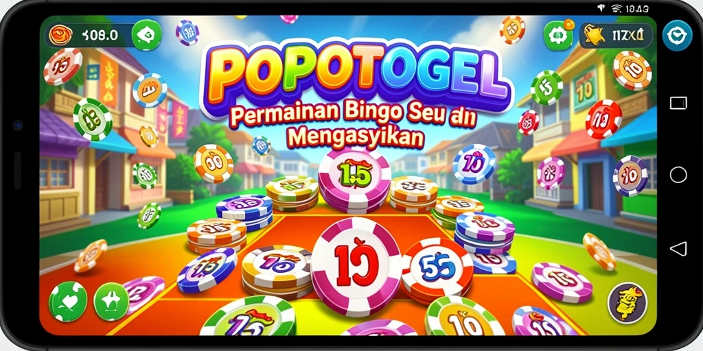 Tampilan gameplay menarik dari game Bingo POPOTOGEL.