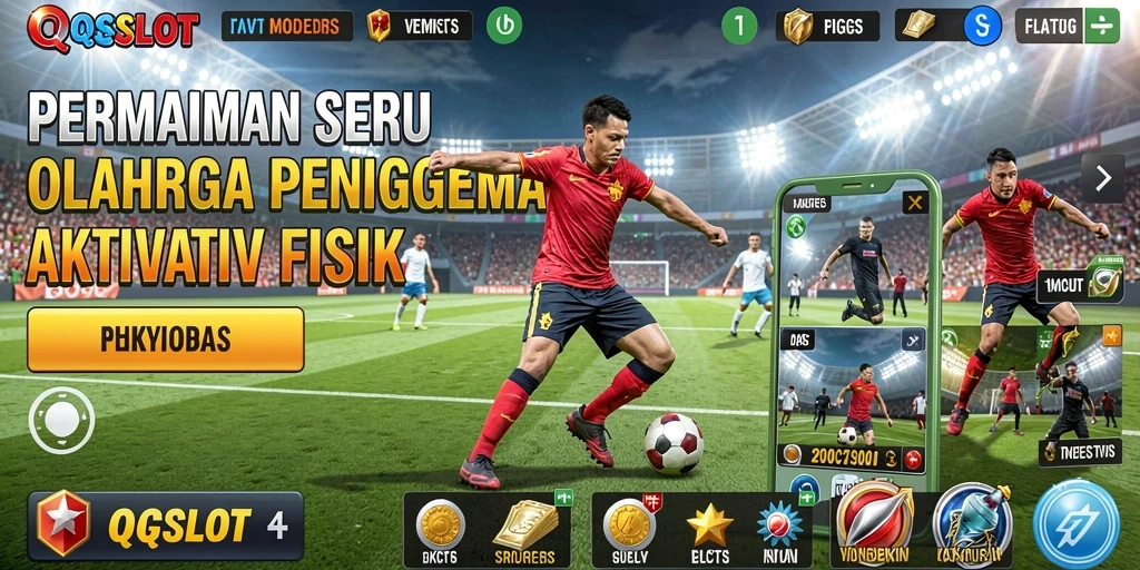 Tampilan gameplay QQSLOT saat bermain olahraga secara real-time.