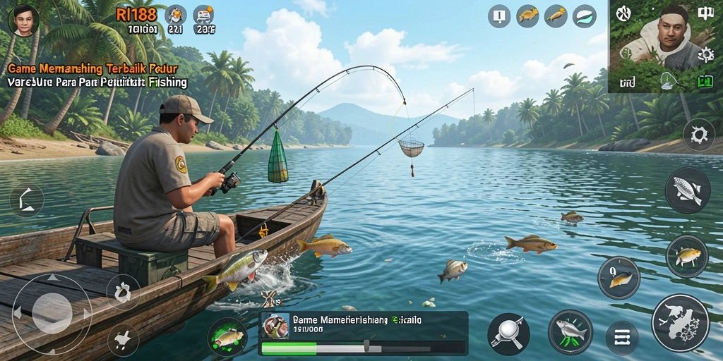 Gameplay seru dan mengasyikkan saat memancing di RI188.