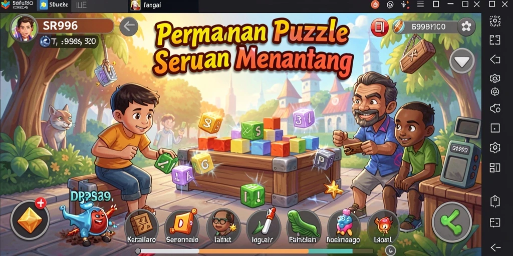 Tampilan gameplay SR996 menunjukkan teka-teki yang menantang dan menarik.