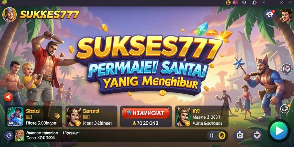 Screenshot gameplay SUKSES777 menampilkan momen seru dan interaktif.