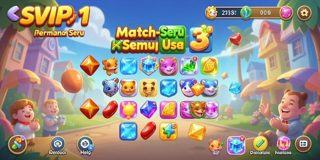 Tampilan gameplay SVIP1 yang menarik dan menantang di setiap level.